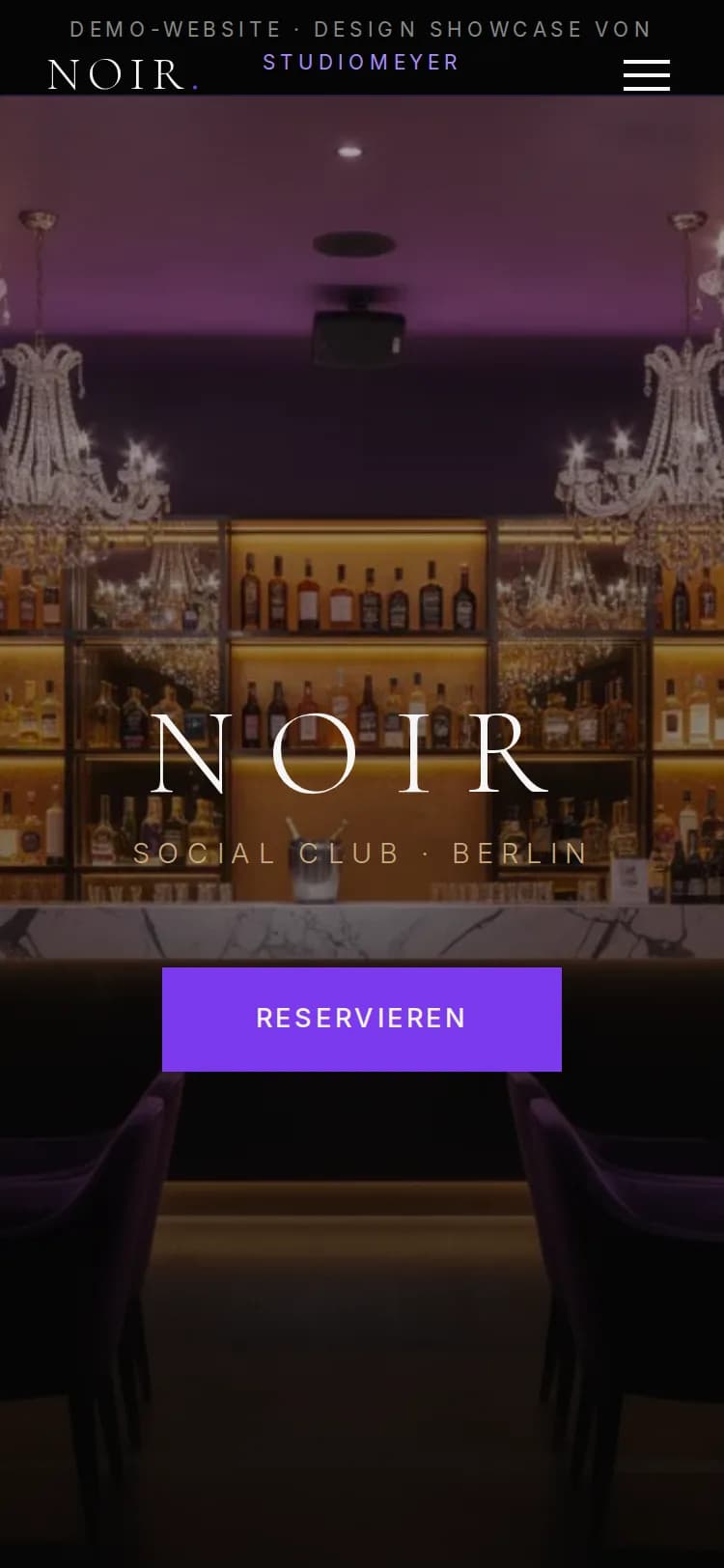 NOIR Social Club – Mobile