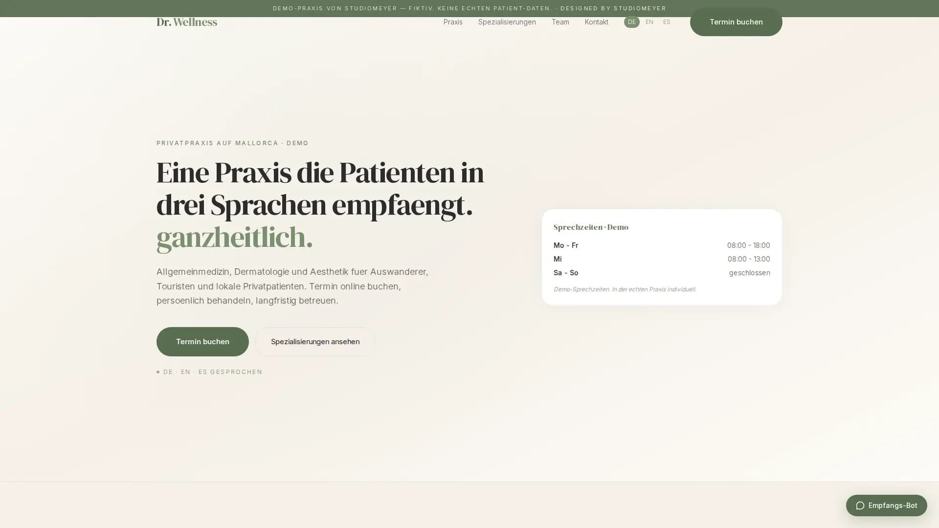 Dr. Wellness – Desktop
