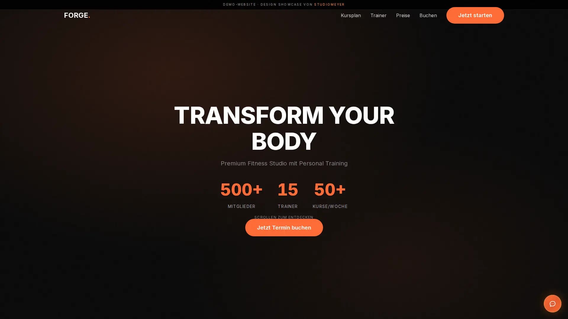 FORGE Fitness – Desktop