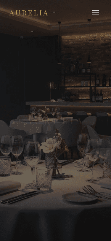AURELIA Fine Dining – Mobile