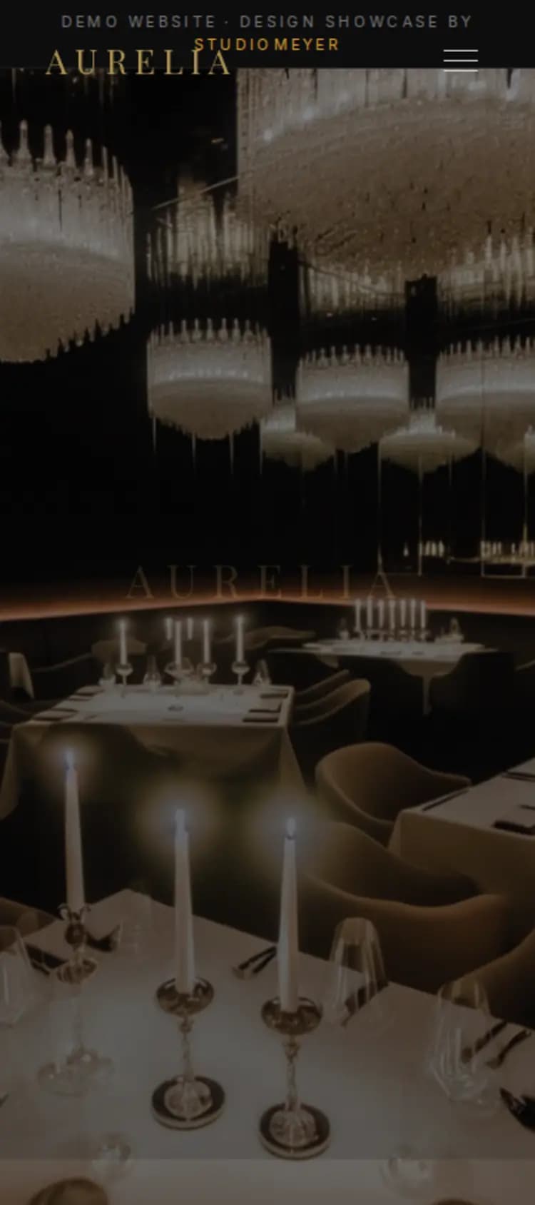 AURELIA Fine Dining – Mobile