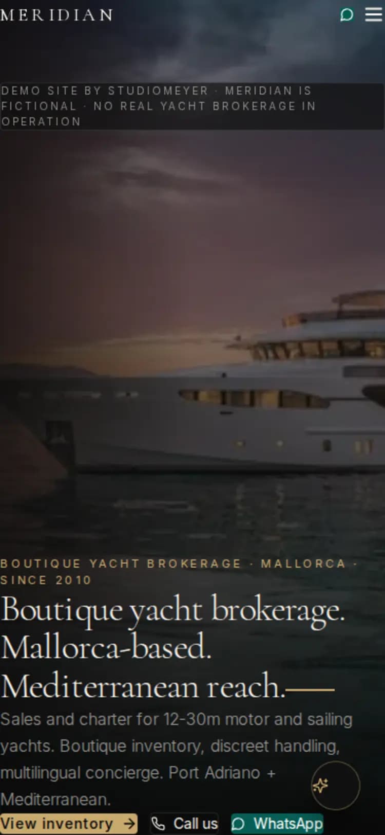 MERIDIAN Yacht Brokerage – Mobile