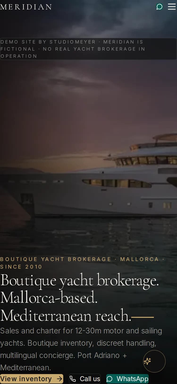 MERIDIAN Yacht Brokerage – Mobile