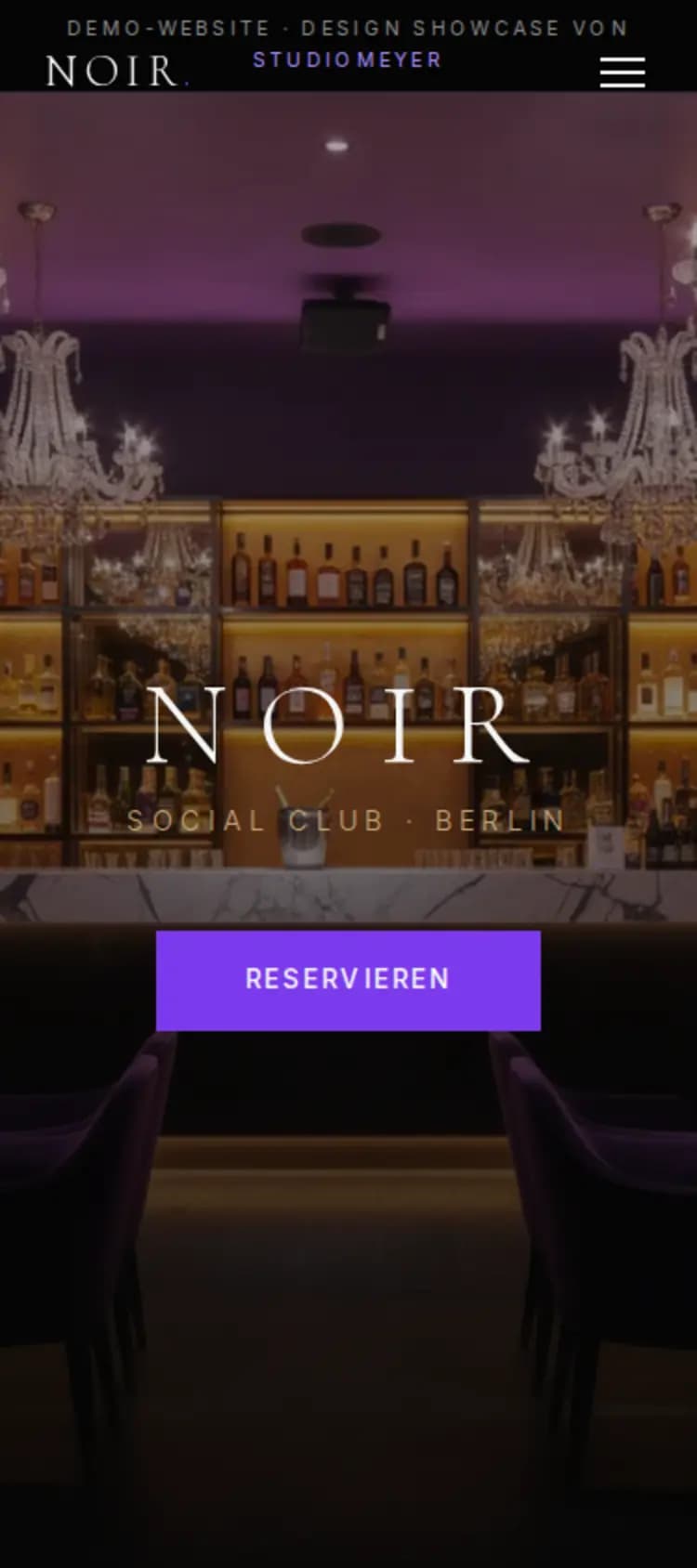 NOIR Social Club – Mobile