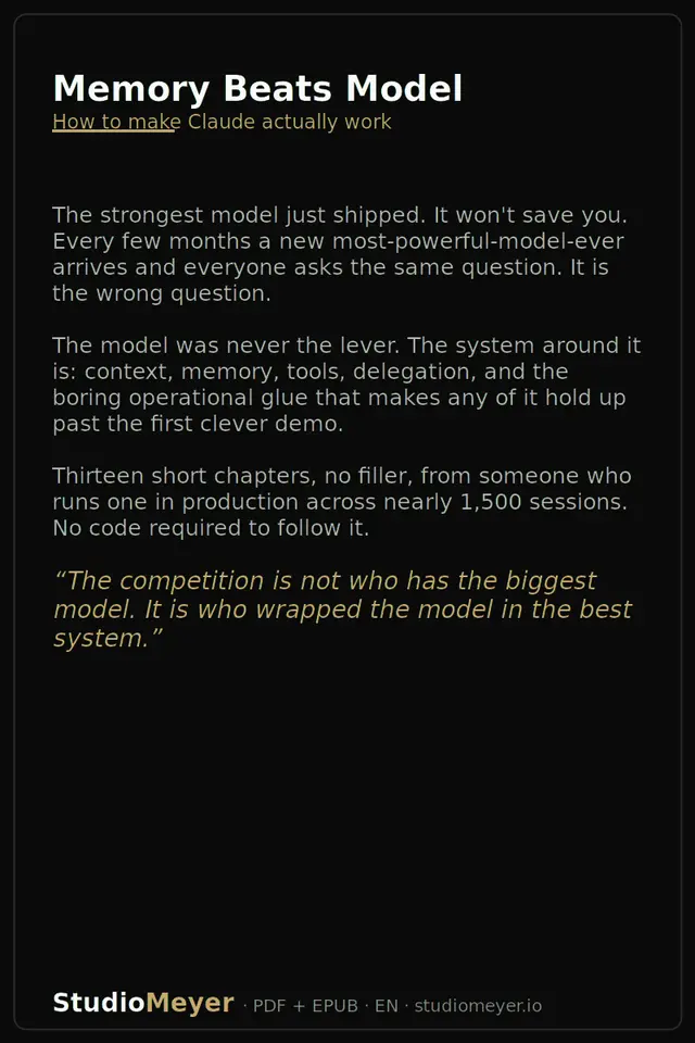 Memory Beats Model — Back cover