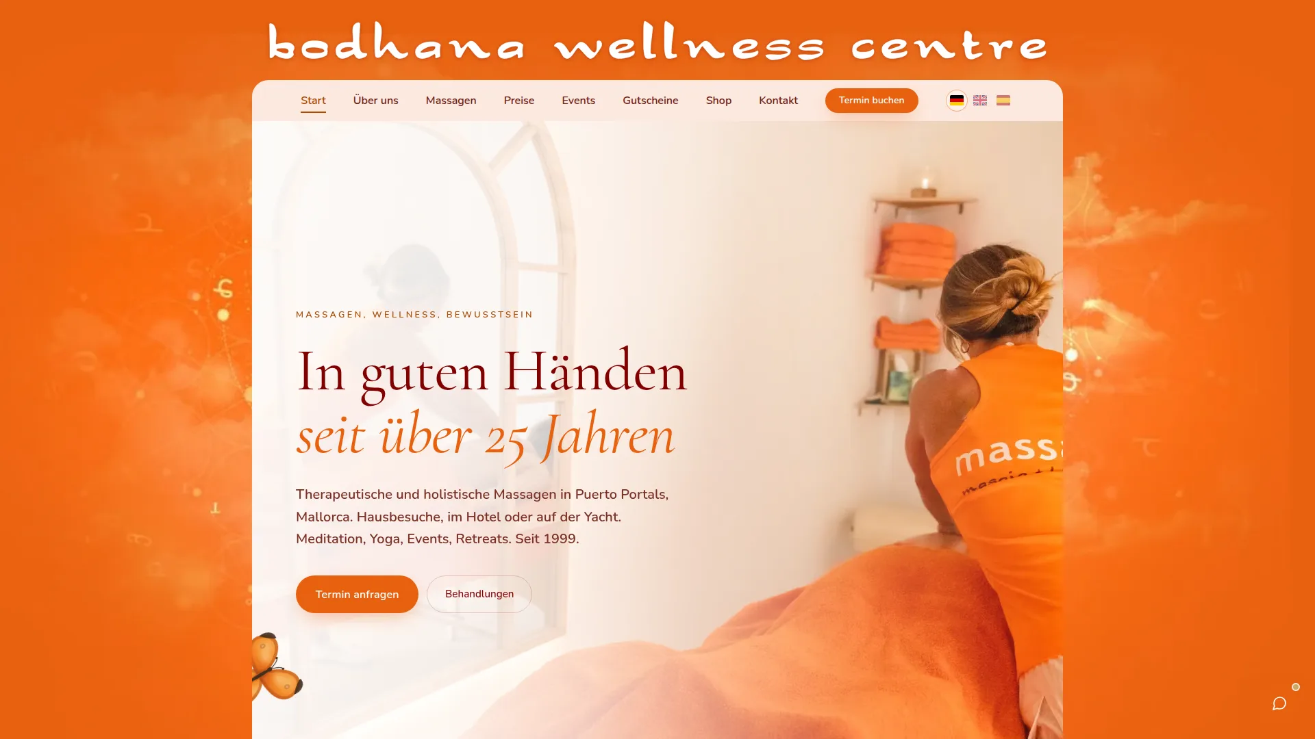 Bodhana Wellness Centre, Screenshot